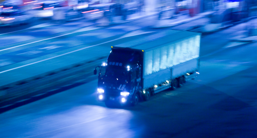 Blue truck